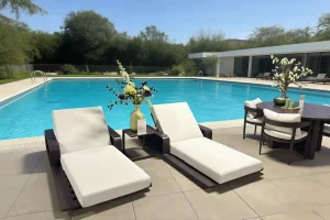 outdoor pool sofa