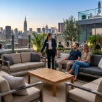 Commercial outdoor sofa usage scenarios