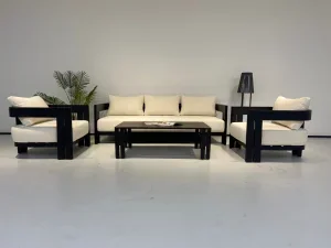 Garden dining armchair for outdoor table