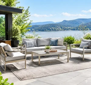Lightweight Durable Aluminium Outdoor Sofa Sets