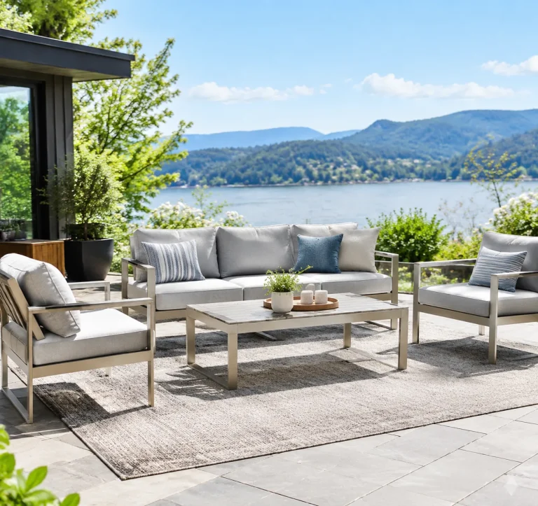 Lightweight Durable Aluminium Outdoor Sofa Sets
