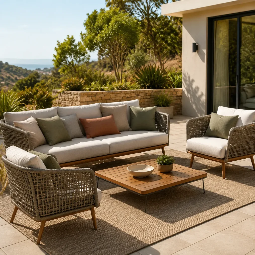 Wicker Teak Aluminium Outdoor Sofa Collections