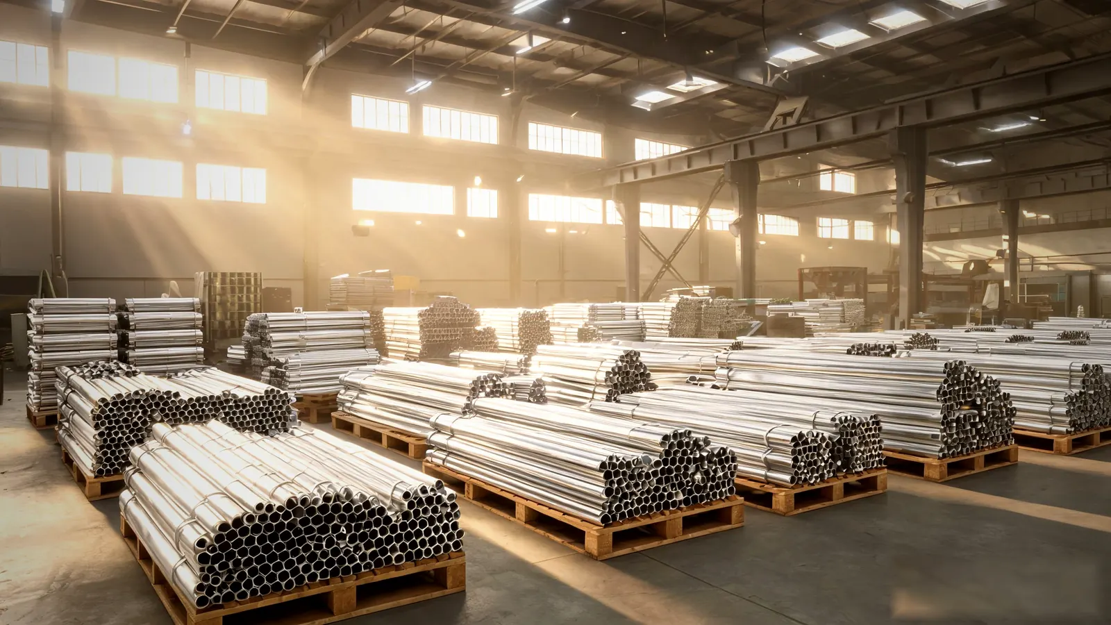 Aluminum frame raw materials used in outdoor furniture manufacturing