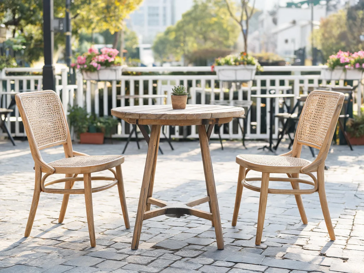 Bistro 4-seat patio table and chairs