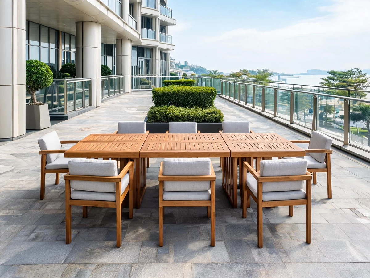 8-seat patio table and chair collection